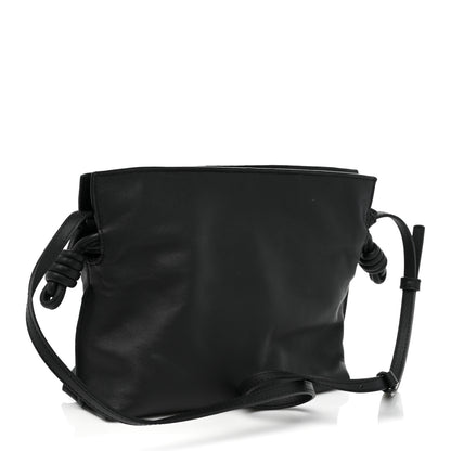 Loewe Calfskin Mini Flamenco Knot Clutch Black 3 of 17