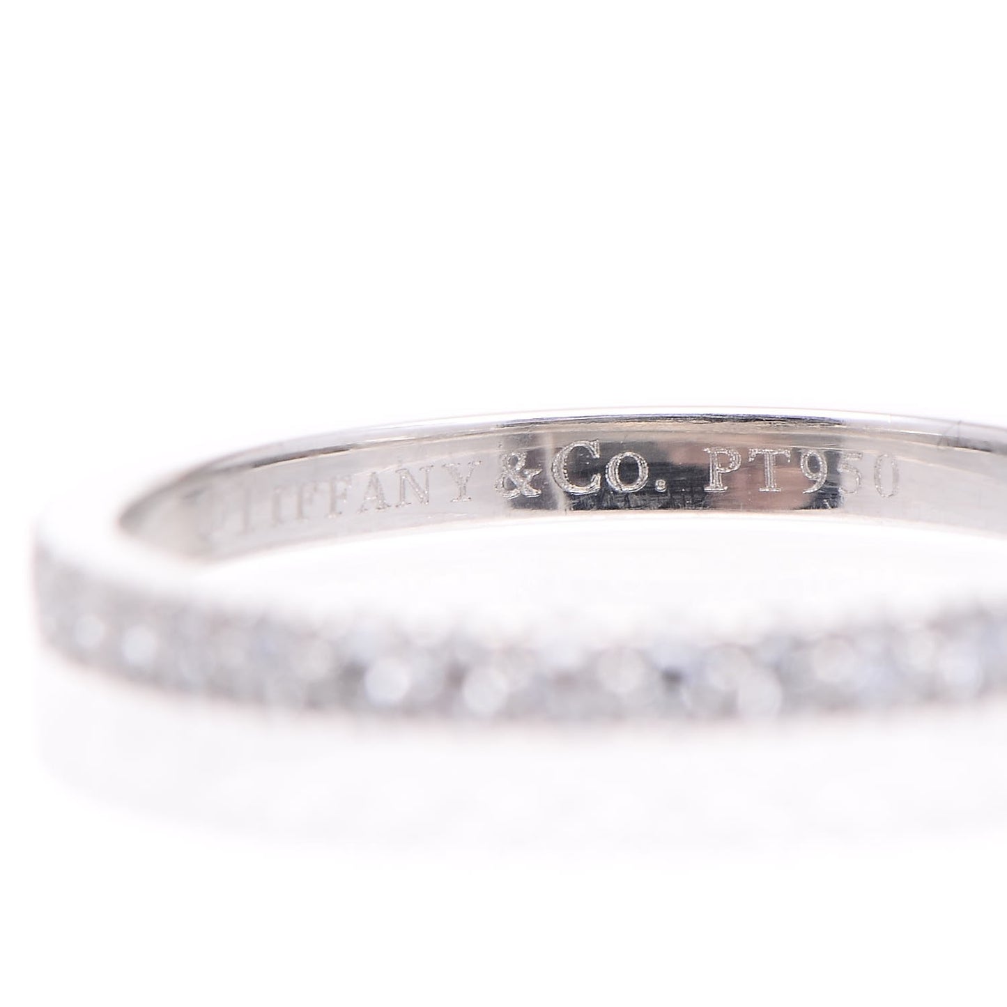 Platinum Diamond Soleste Eternity Wedding Band Ring 54 6.75