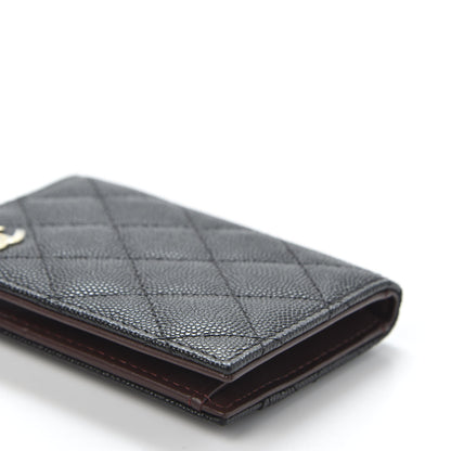 Chanel Caviar Quilted Card Holder Wallet Black 6 of 9