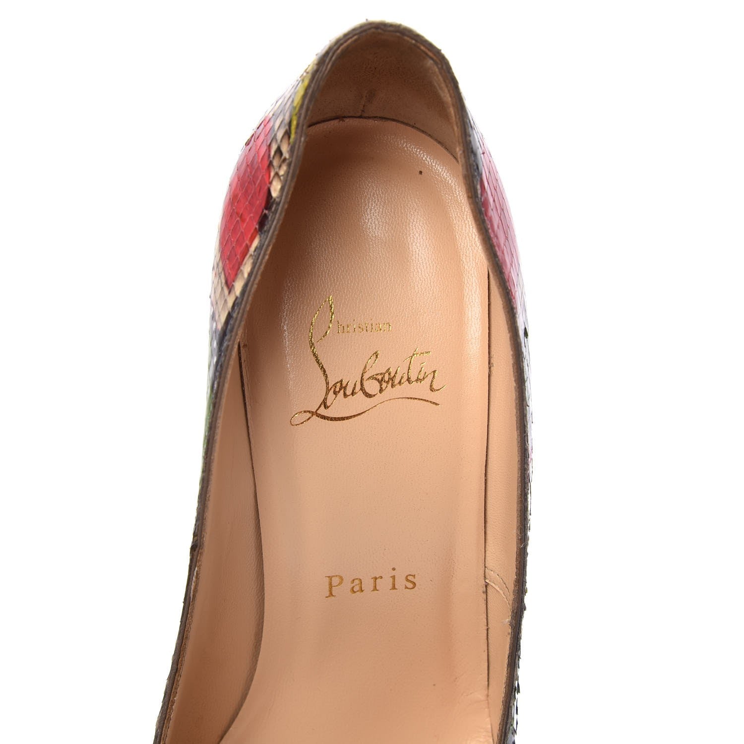 Christian Louboutin Python Masai Bianca 140 Pumps 36 Multicolor 8 of 15