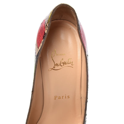 Christian Louboutin Python Masai Bianca 140 Pumps 36 Multicolor 8 of 15