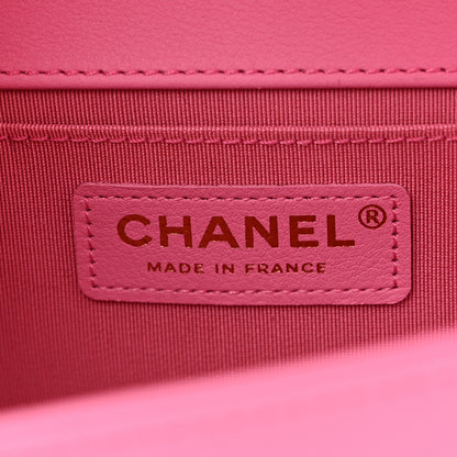 Chanel Lambskin Quilted Medium Boy Flap Pink 6 of 15