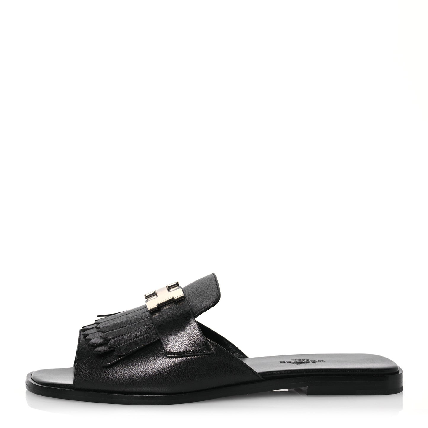 Goatskin Auteuil Sandals 37 Black