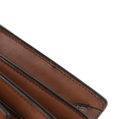 Saint Laurent Calfskin Medium Monogram Sunset Shoulder Bag With Braided Strap Natural Brown 10 of 13