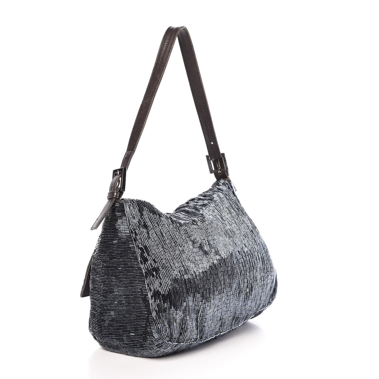 Fendi Beaded Mama Baguette Blue 3 of 15