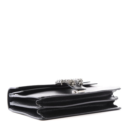 Gucci Pebbled Calfskin Small Dionysus Shoulder Bag Black 3 of 11