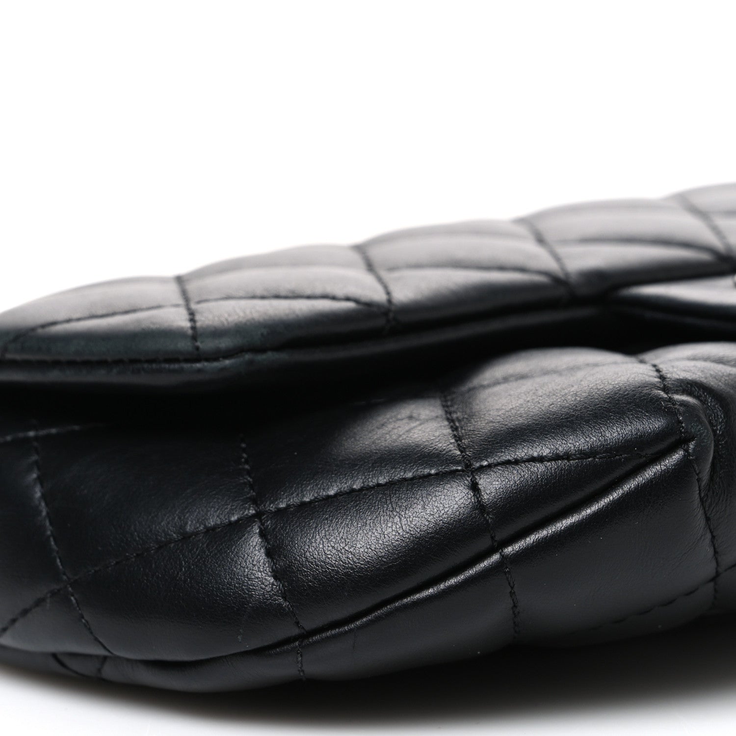 Chanel Calfskin Quilted CC Uniform Flap Belt Bag Black 9 of 10