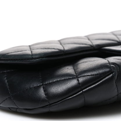 Chanel Calfskin Quilted CC Uniform Flap Belt Bag Black 9 of 10