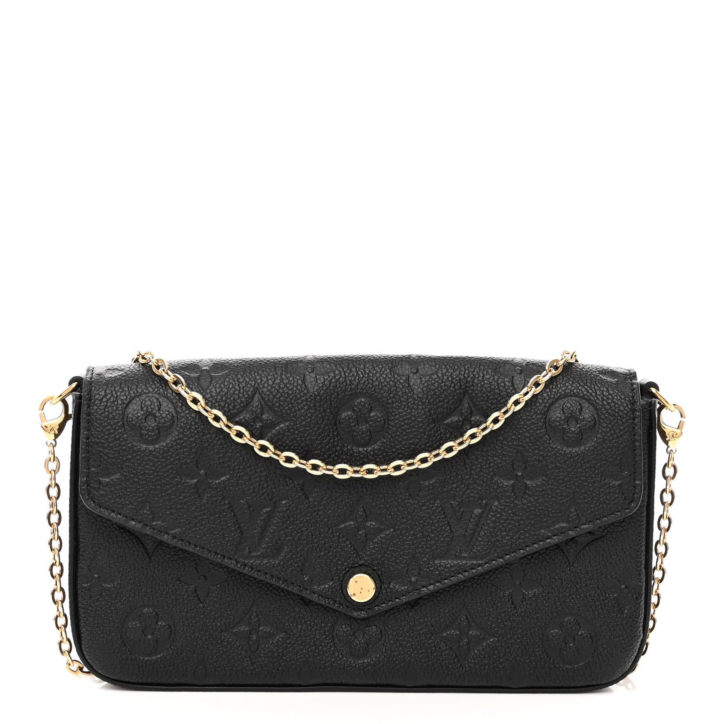Empreinte Pochette Felicie Chain Wallet Black