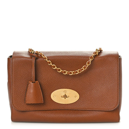 Mulberry Small Classic Grain Calfskin Medium Lily Flap Oak 1 of 9