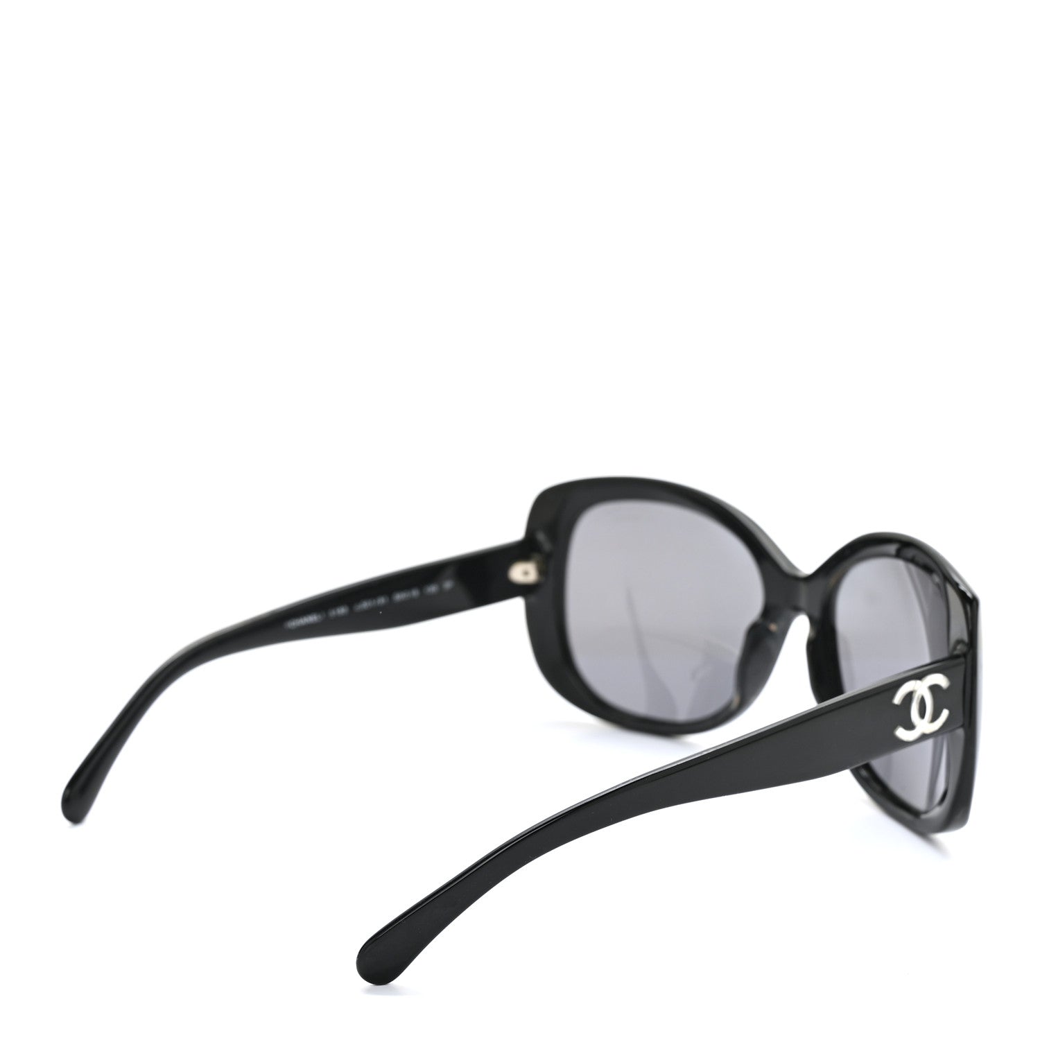 Chanel Acetate Polarized CC Sunglasses 5183 Black 4 of 8