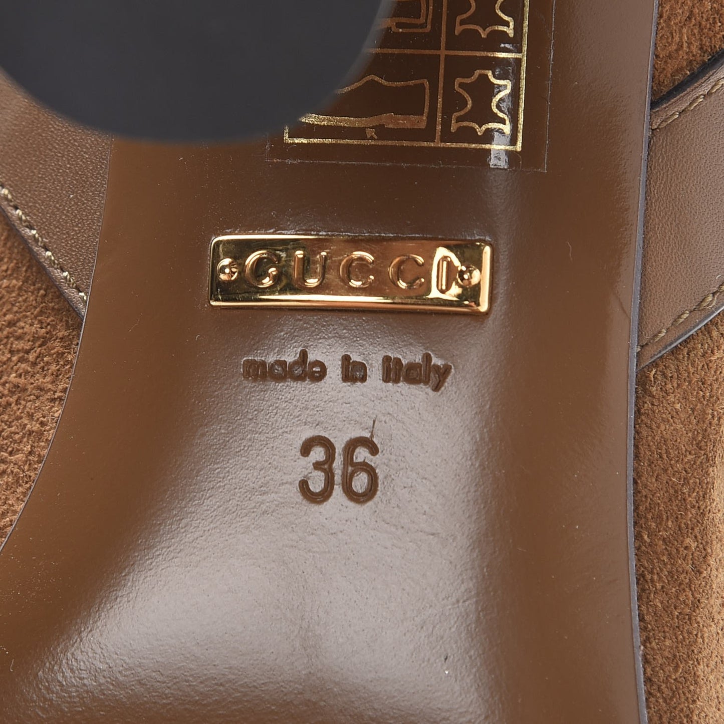 Suede Abigail Ankle Boots 36 New Marron