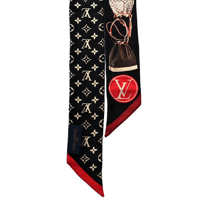 Louis Vuitton Silk Monogram Tribute To Noe BB Bandeau Black 2 of 3