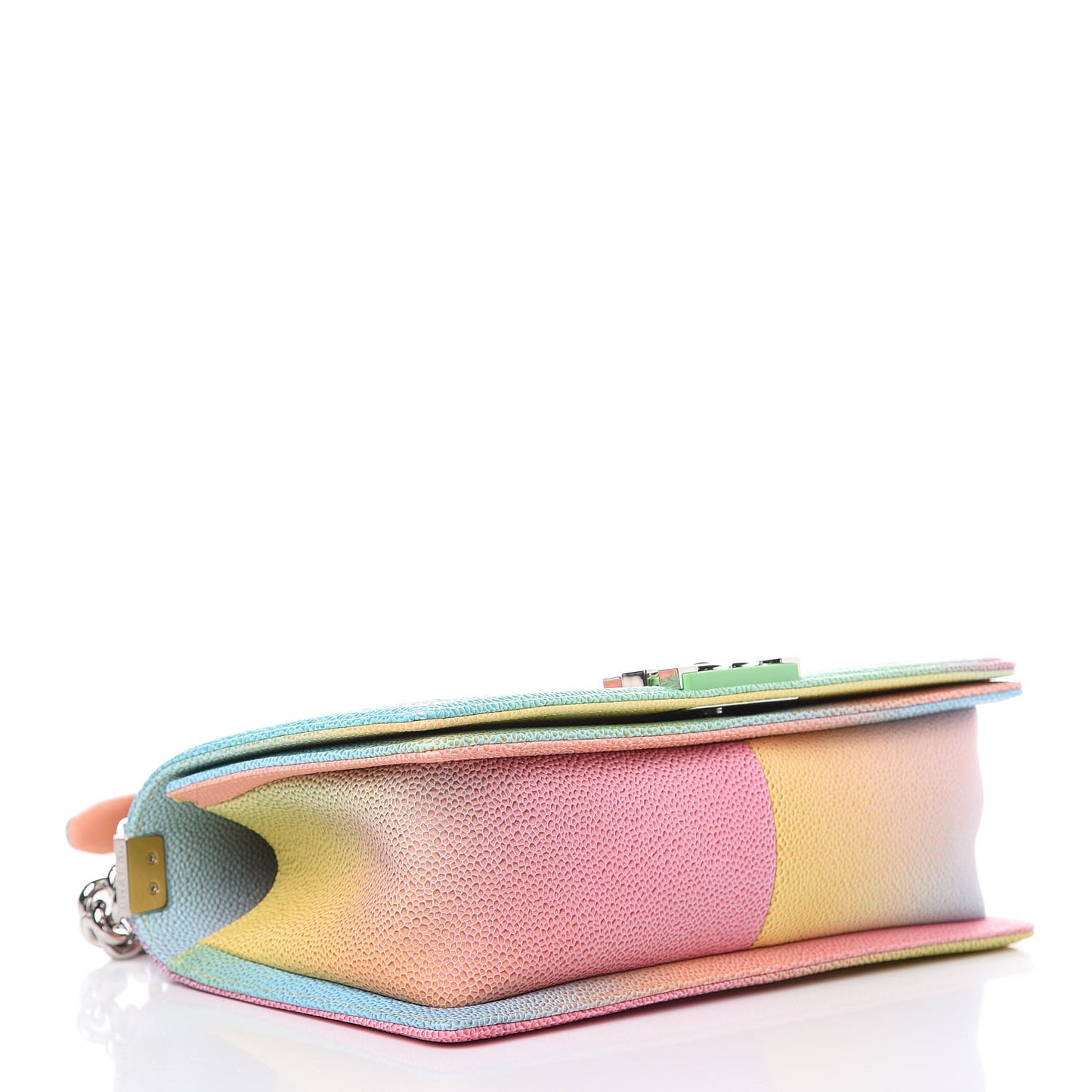 Caviar Quilted Medium Cuba Rainbow Boy Flap Multicolor
