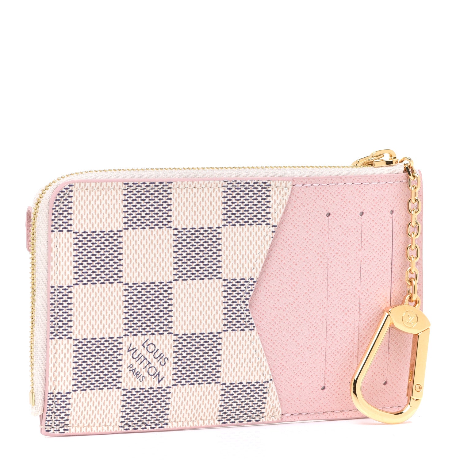 Louis Vuitton Damier Azur Recto Verso Card Holder Rose Ballerine 3 of 7