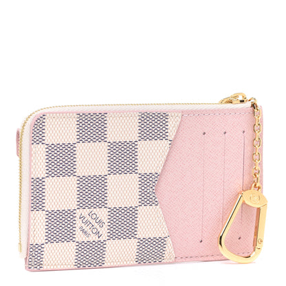 Louis Vuitton Damier Azur Recto Verso Card Holder Rose Ballerine 3 of 7