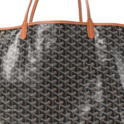 Goyard Goyardine Saint Louis GM Black Gold 9 of 11