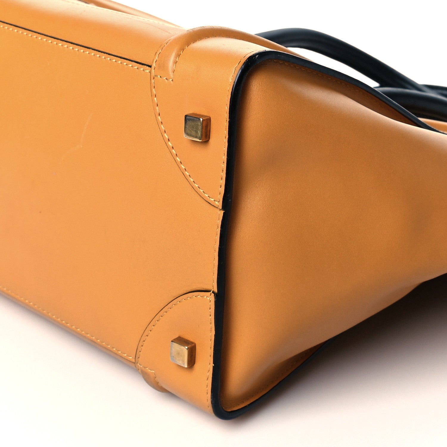Celine Smooth Calfskin Mini Luggage Amber 10 of 12