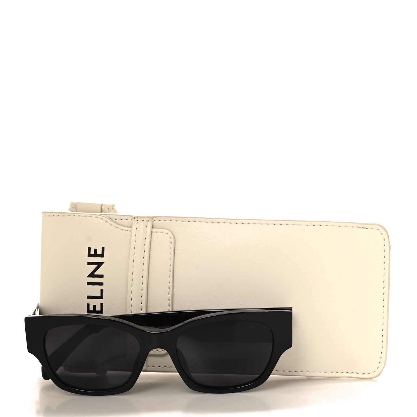 Acetate Cat Eye Sunglasses CL40197U Black