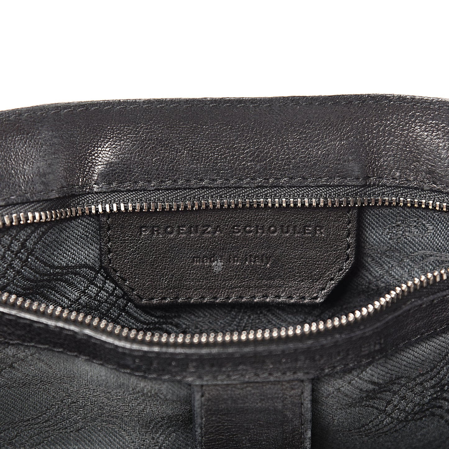 Lambskin Large PS1 Satchel Black