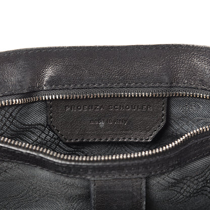 Proenza Schouler Lambskin Large PS1 Satchel Black 6 of 21
