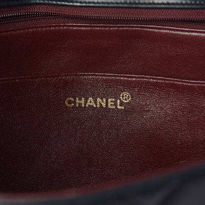 Chanel Lambskin Quilted XL Jumbo Single Flap Black 6 of 12