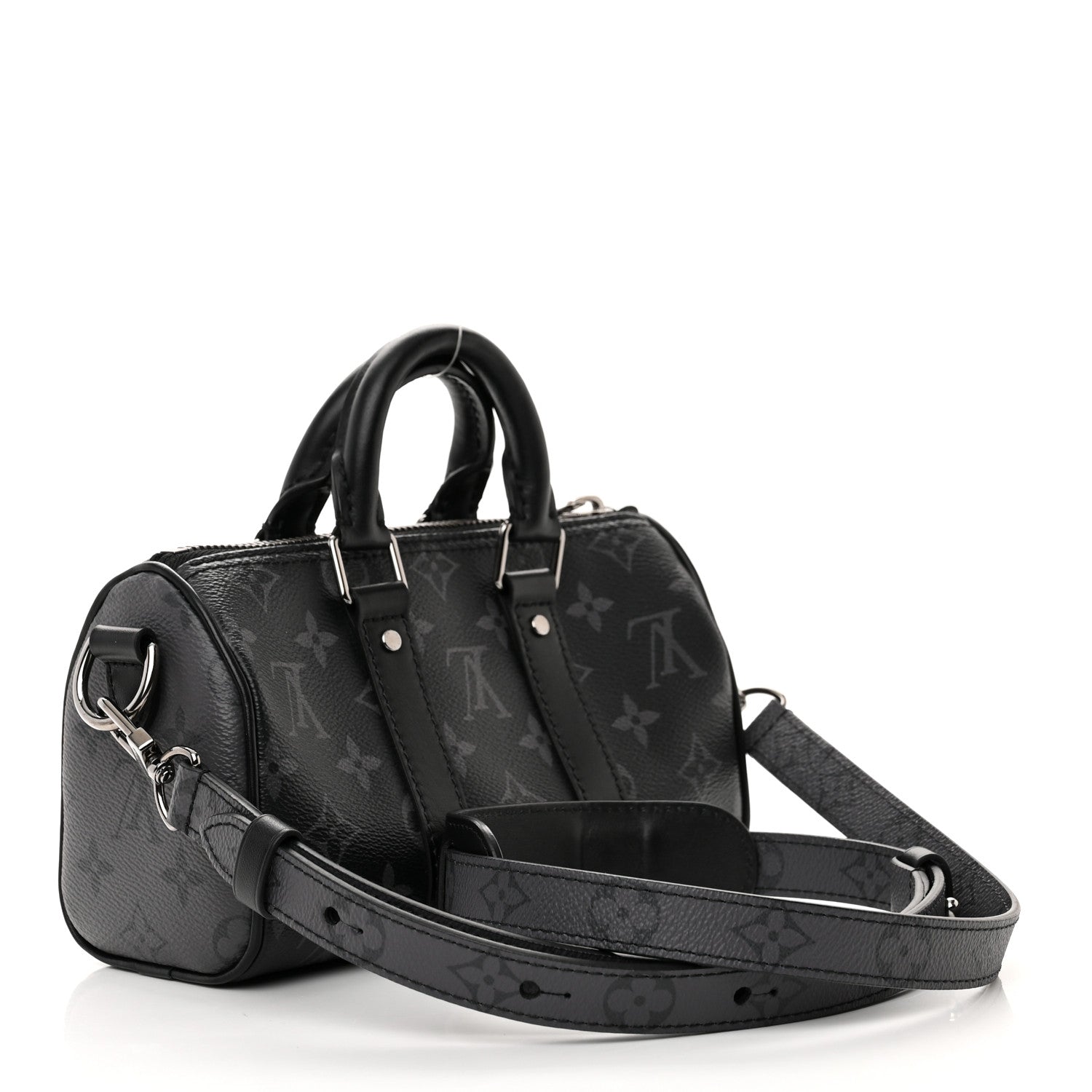 Louis Vuitton Reverse Monogram Eclipse Keepall XS Black 3 of 9
