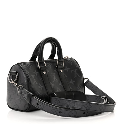 Louis Vuitton Reverse Monogram Eclipse Keepall XS Black 3 of 9