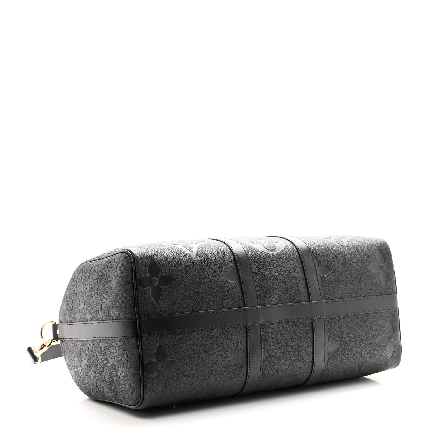 Louis Vuitton Empreinte Monogram Giant Keepall Bandouliere 45 Black 3 of 10