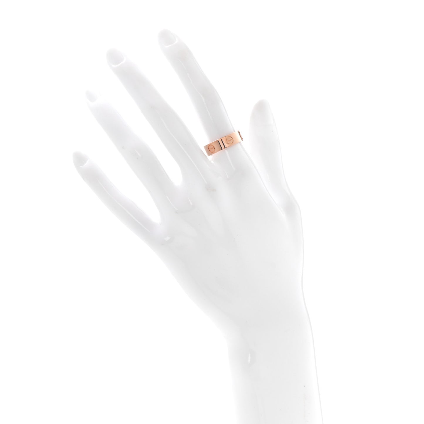 18K Pink Gold 5.5mm LOVE Ring 53 6.5