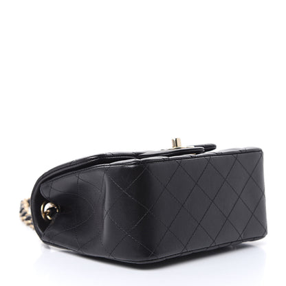 Chanel Lambskin Quilted Mini Square Flap Black 4 of 12