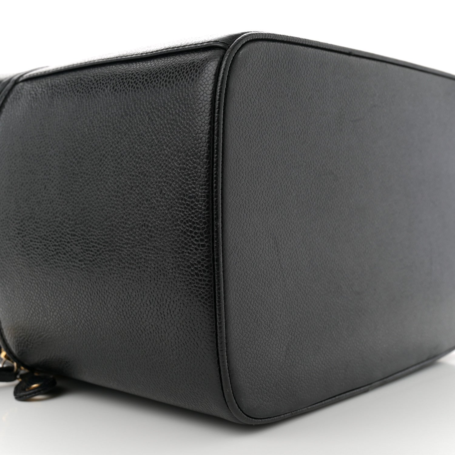 Chanel Caviar CC Vanity Train Case Black 8 of 13