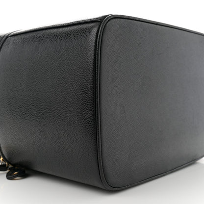 Chanel Caviar CC Vanity Train Case Black 8 of 13