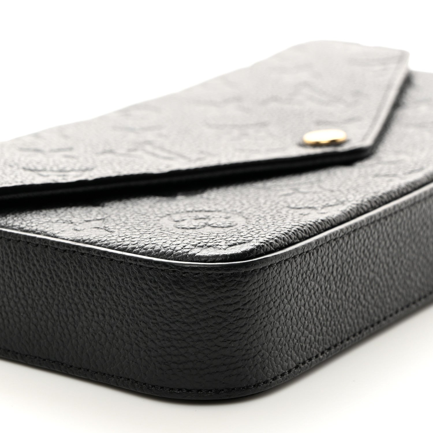 Louis Vuitton Empreinte Pochette Felicie Chain Wallet Black 9 of 10