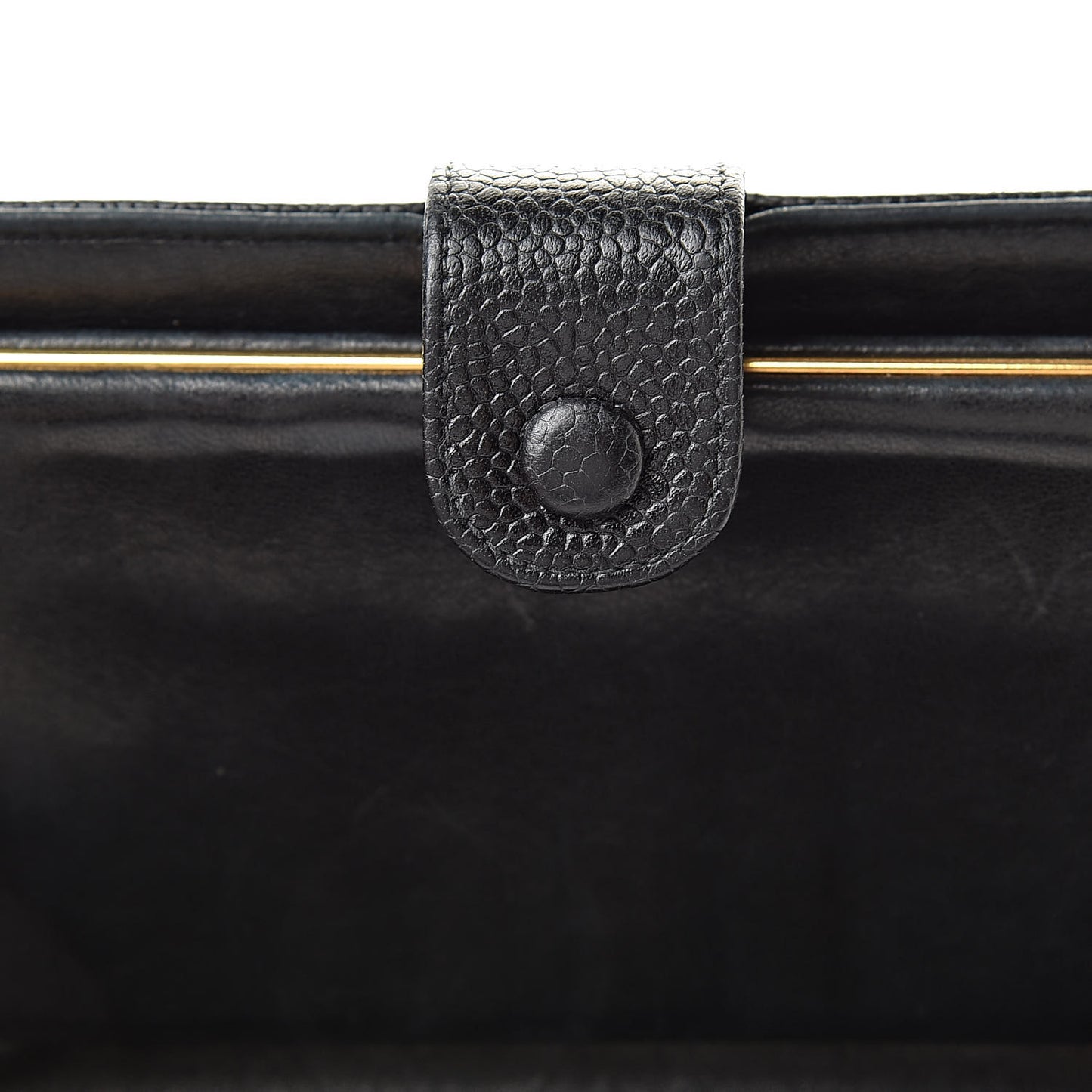 Caviar Timeless CC French Wallet Black