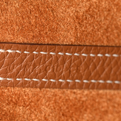 Hermes Taurillon Clemence Picotin Lock 22 MM Gold 7 of 12