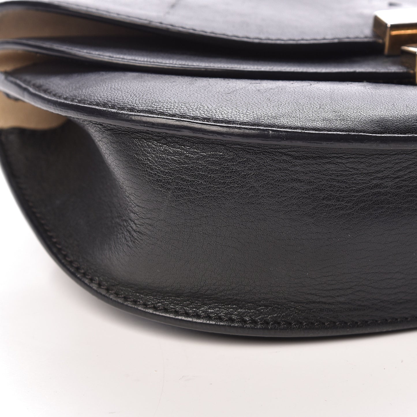 Calfskin Mini Georgia Crossbody Bag Black