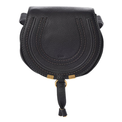Chloe Calfskin Mini Marcie Round Crossbody Bag Black 1 of 7