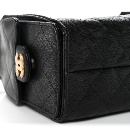 Chanel Caviar Quilted Mini Chanel 25 Handbag Black 9 of 11