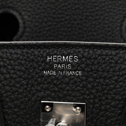 Hermes Togo Birkin 25 Black 10 of 20
