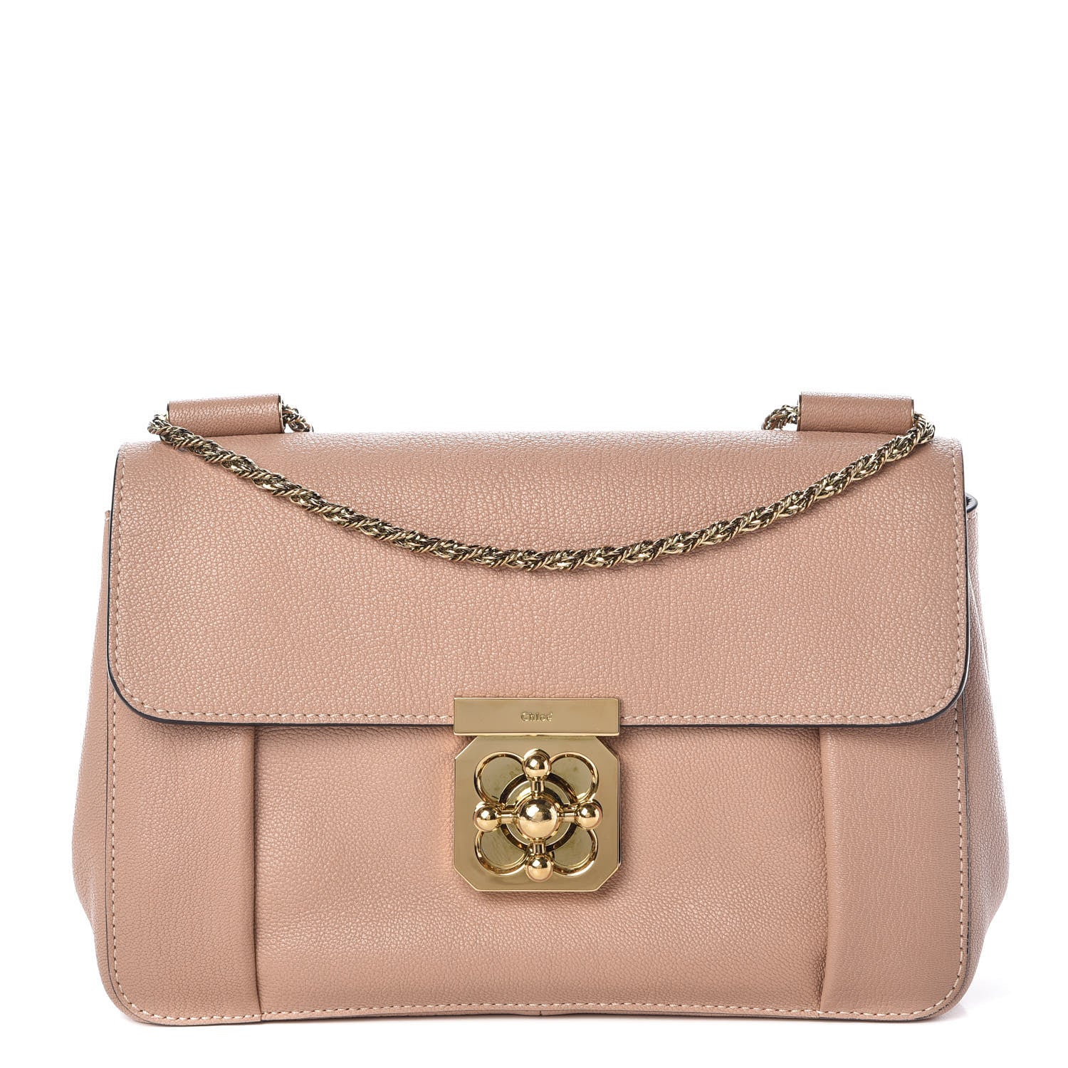 Chloe Goatskin Medium Elsie Shoulder Bag Biscotti Beige 1 of 8