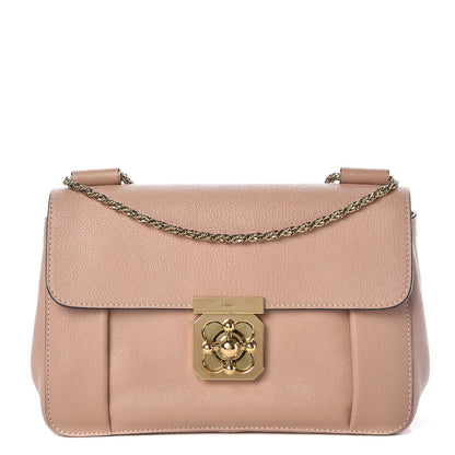 Chloe Goatskin Medium Elsie Shoulder Bag Biscotti Beige 1 of 8