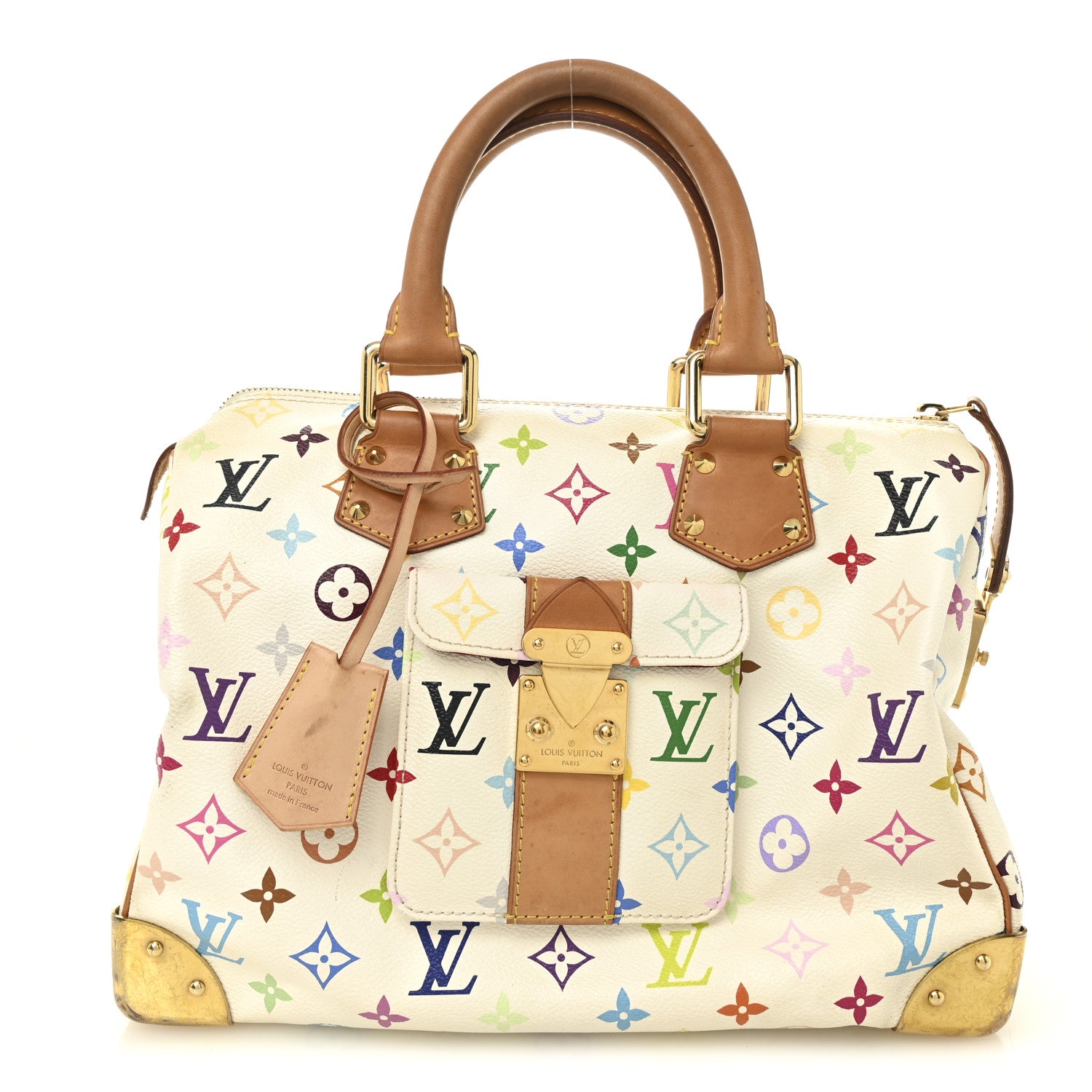 Louis Vuitton Monogram Multicolor Speedy 30 White 1 of 10