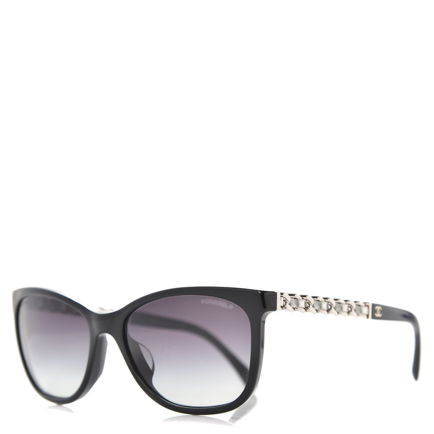 Chanel Acetate CC Chain Sunglasses 5260-Q Black 1 of 8