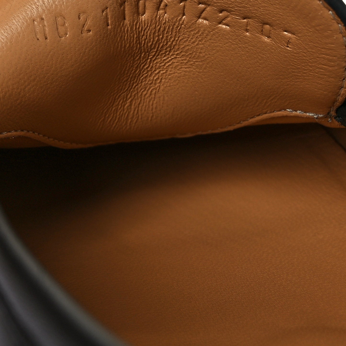 Calfskin Womens Colette Loafers 38 Black