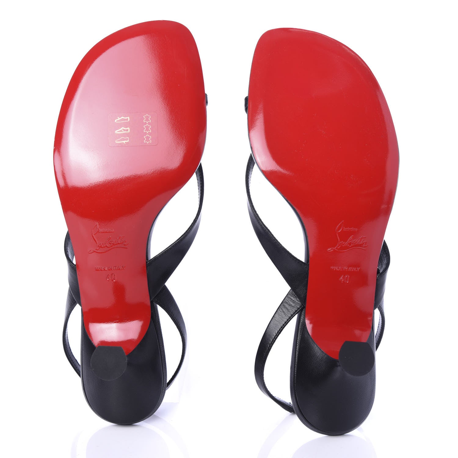 Christian Louboutin Kid Taralita 55 Thong Sandals 40 Black 5 of 9