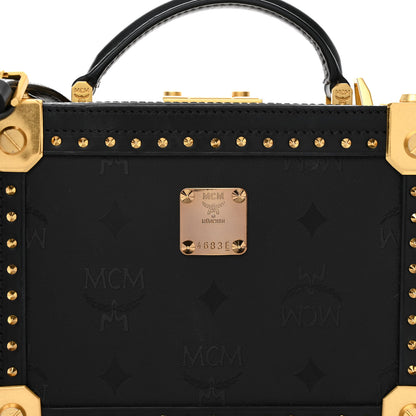 MCM Odeon Calfskin Small Berlin Crossbody Black 7 of 9