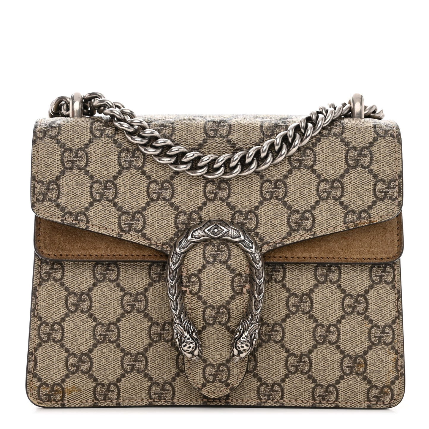 GG Supreme Monogram Mini Dionysus Shoulder Bag Taupe