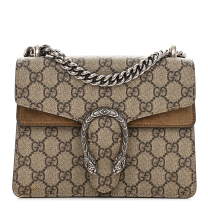 Gucci GG Supreme Monogram Mini Dionysus Shoulder Bag Taupe 1 of 11