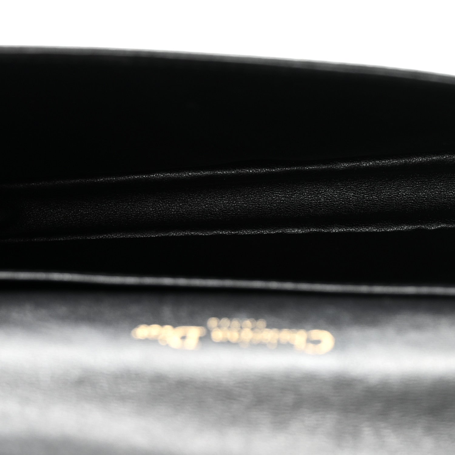 Christian Dior Lambskin Cannage Lady Dior Pouch Black 6 of 11